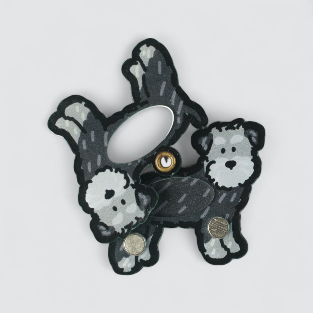 Schnauzer Shaker Charm