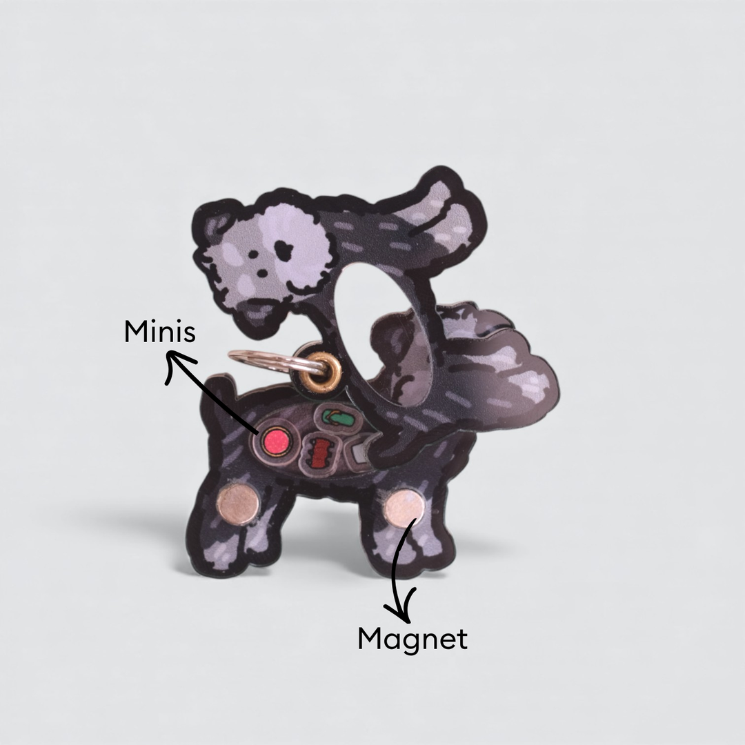 Schnauzer Shaker Charm