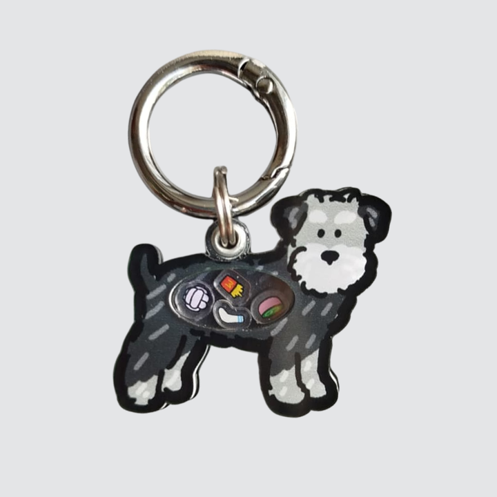 Schnauzer Shaker Charm