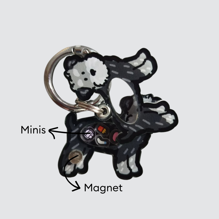 Schnauzer Shaker Charm