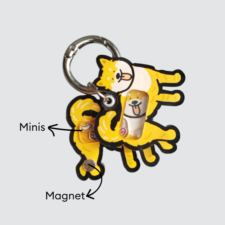 Shiba Inu Shaker Charm