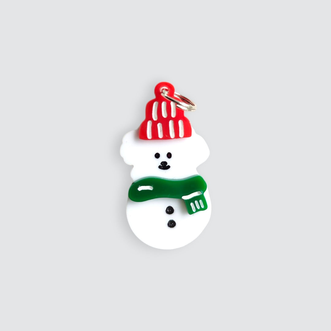 Snow Man Charm