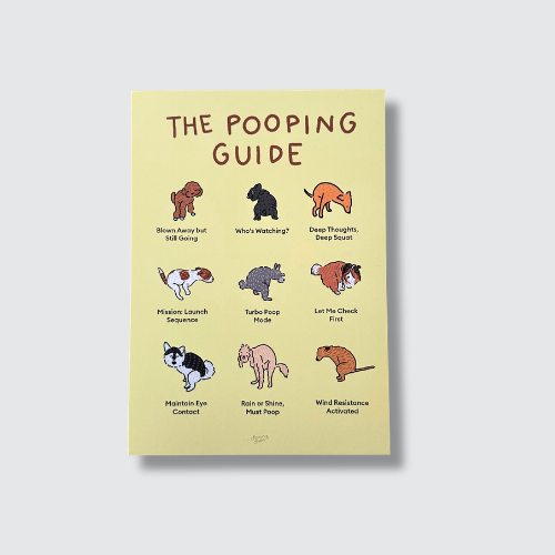 The Pooping Guide Art Print A5