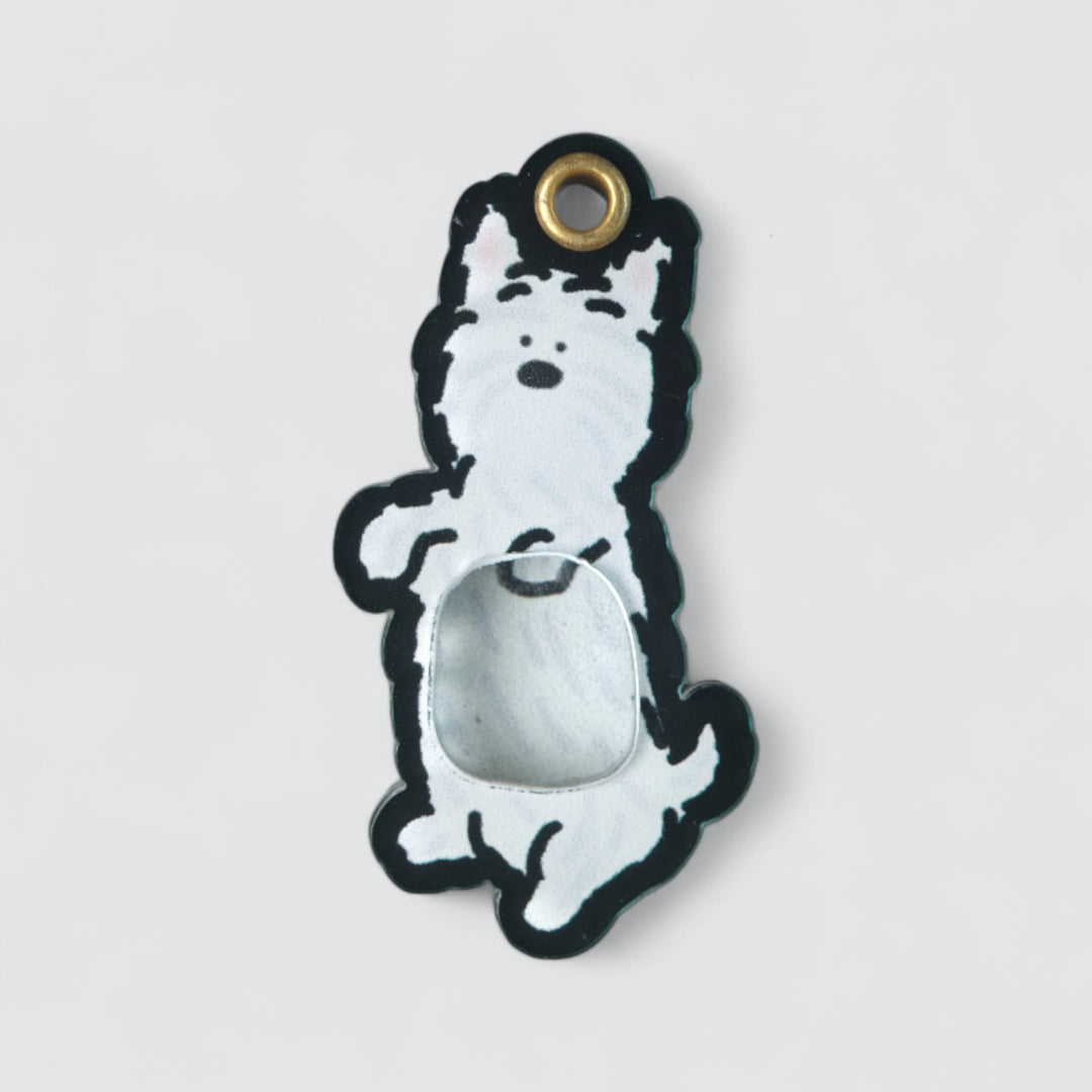 Westie Shaker Charm