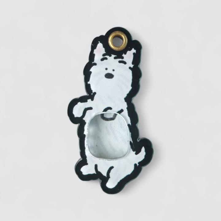 Westie Shaker Charm
