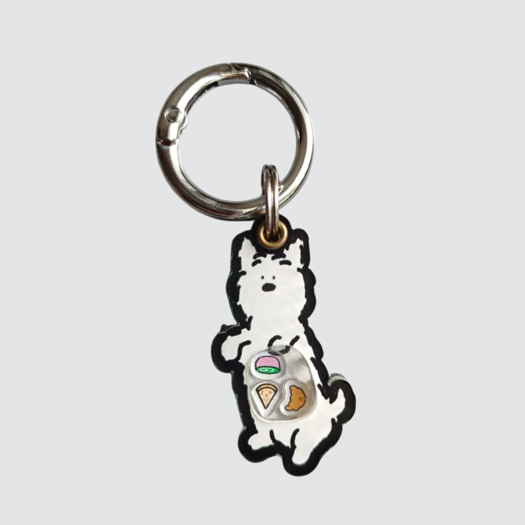 Westie Shaker Charm