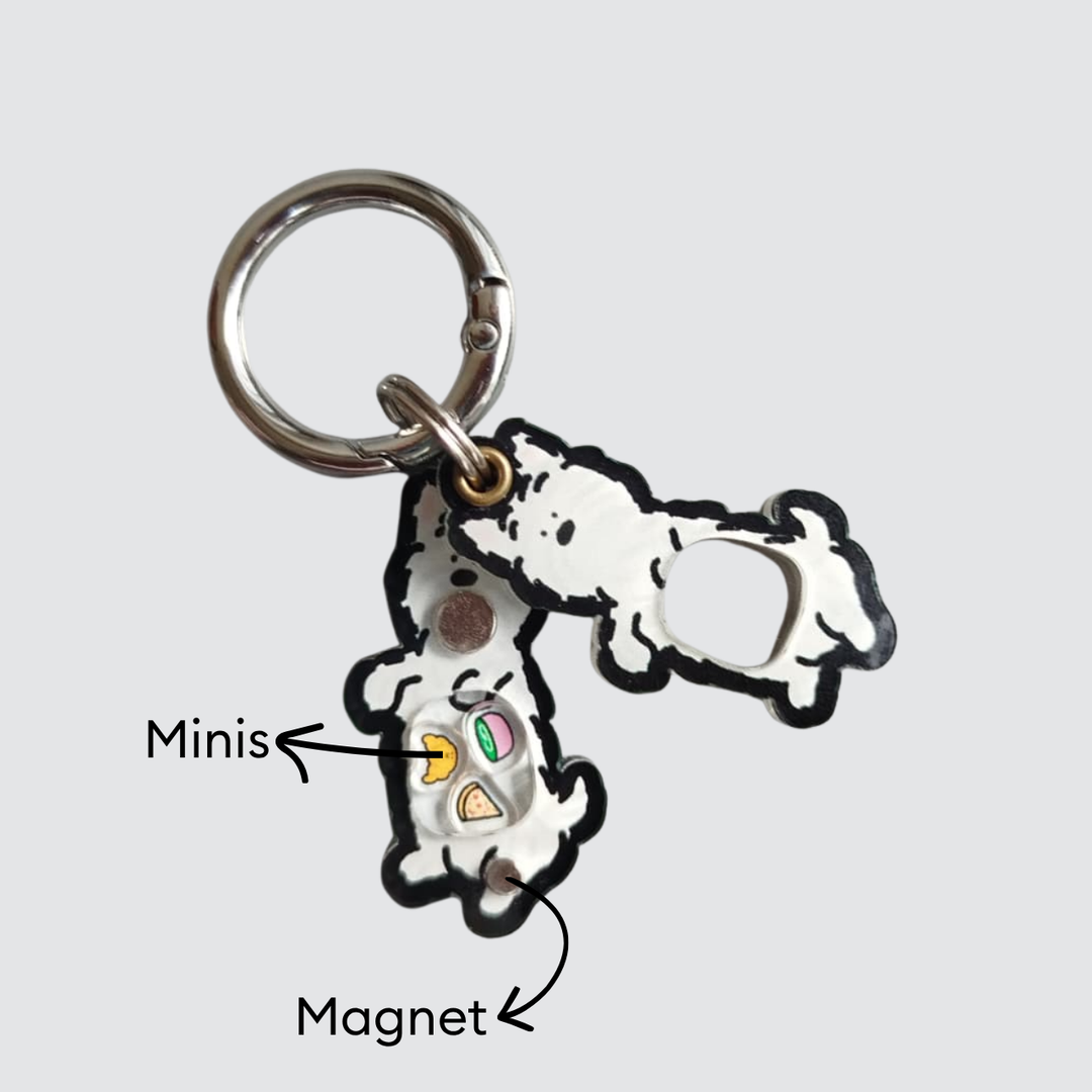 Westie Shaker Charm