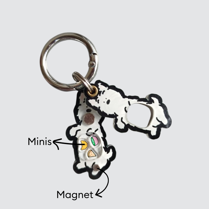 Westie Shaker Charm