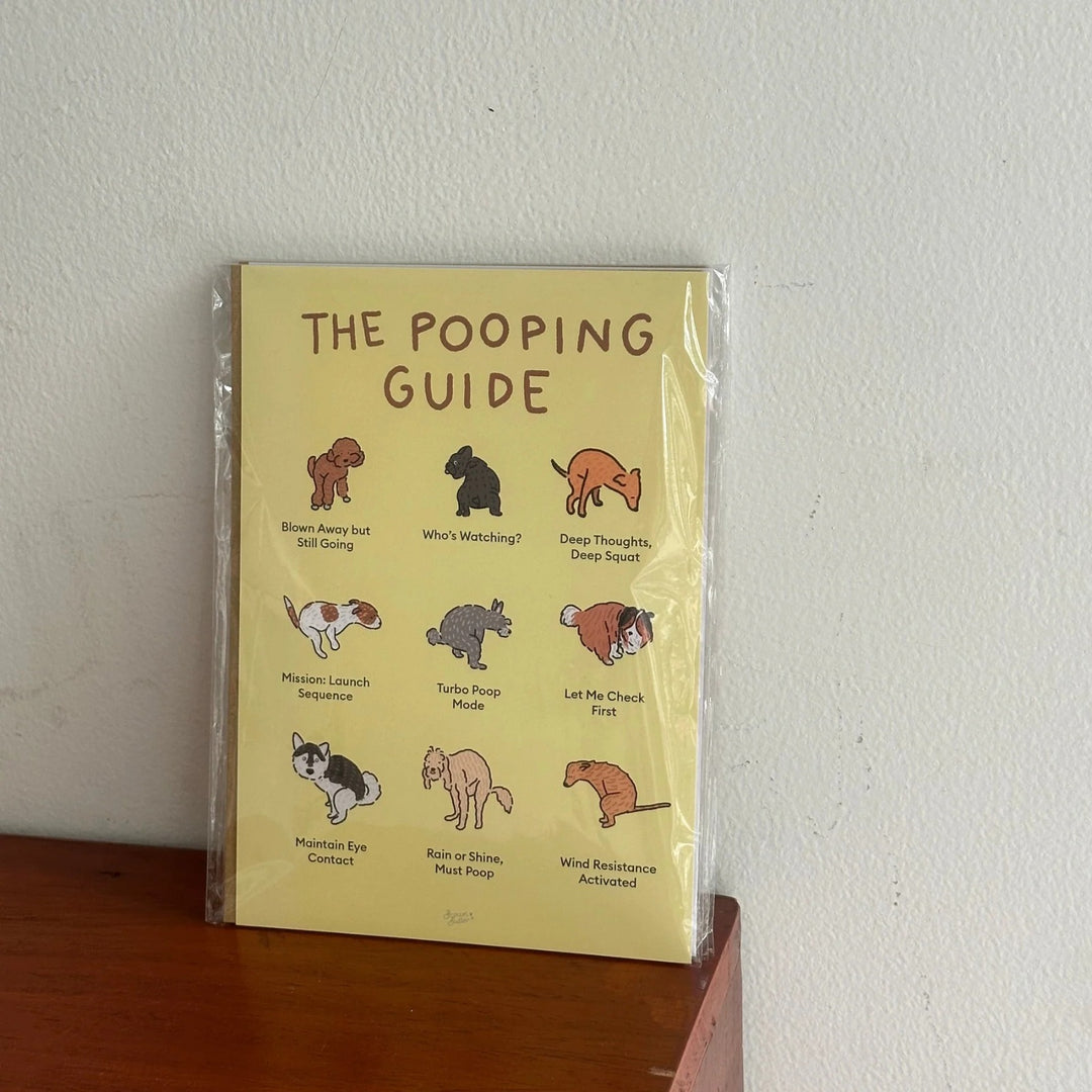 The Pooping Guide Art Print A5