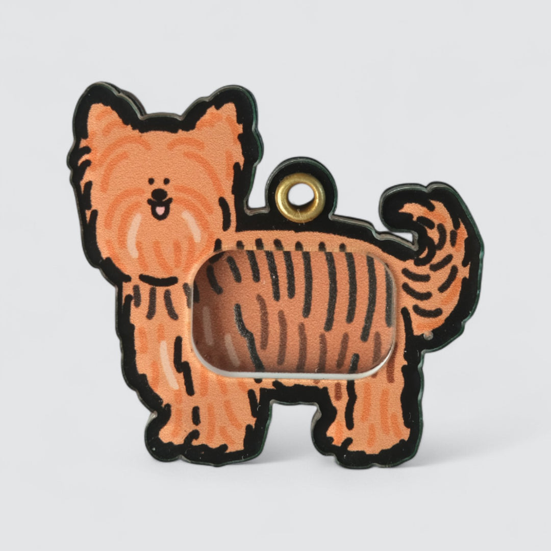 Yorkie Shaker Charm