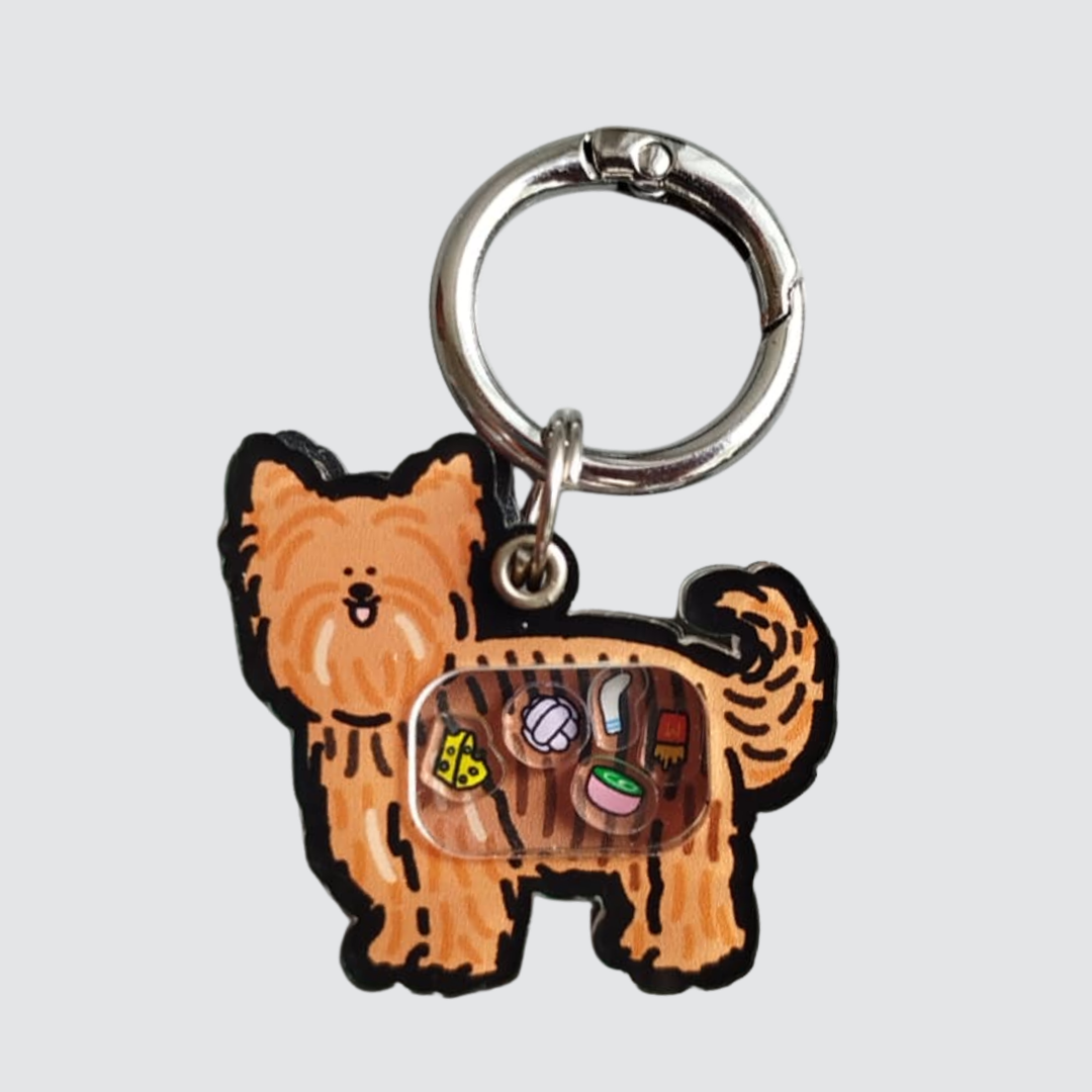 Yorkie Shaker Charm
