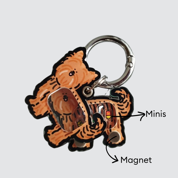 Yorkie Shaker Charm