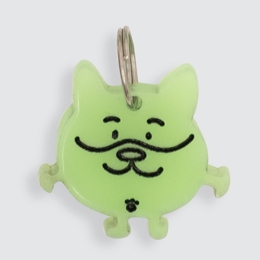 Shiba Glow In The Dark Charm