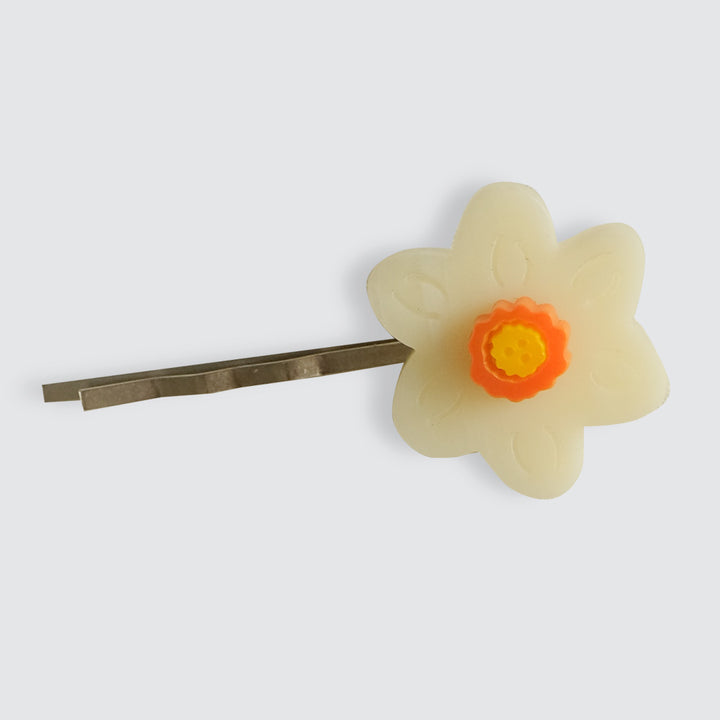 Daffodil Hair Clip (March Birthflower)