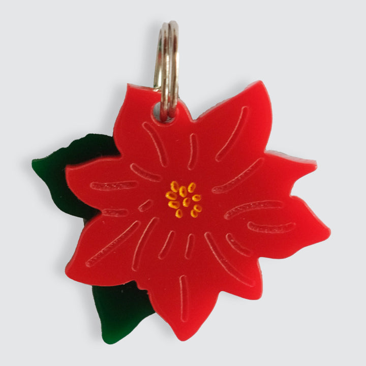 Poinsettia Charm (December Birthflower)