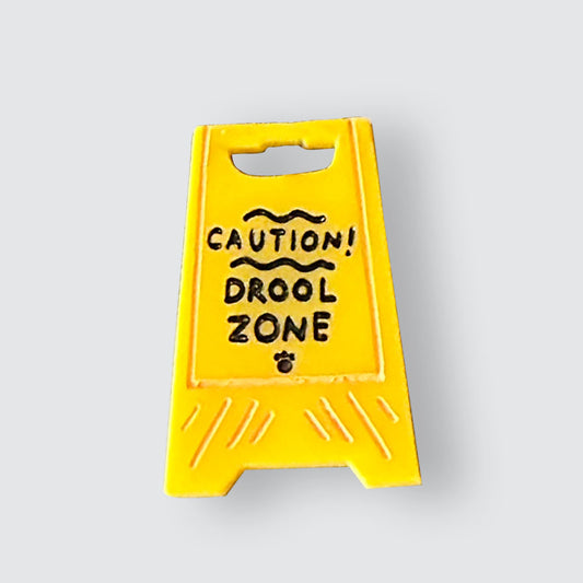 Caution Drool Zone | Charm | The Dog Grocer x Brown & Butter