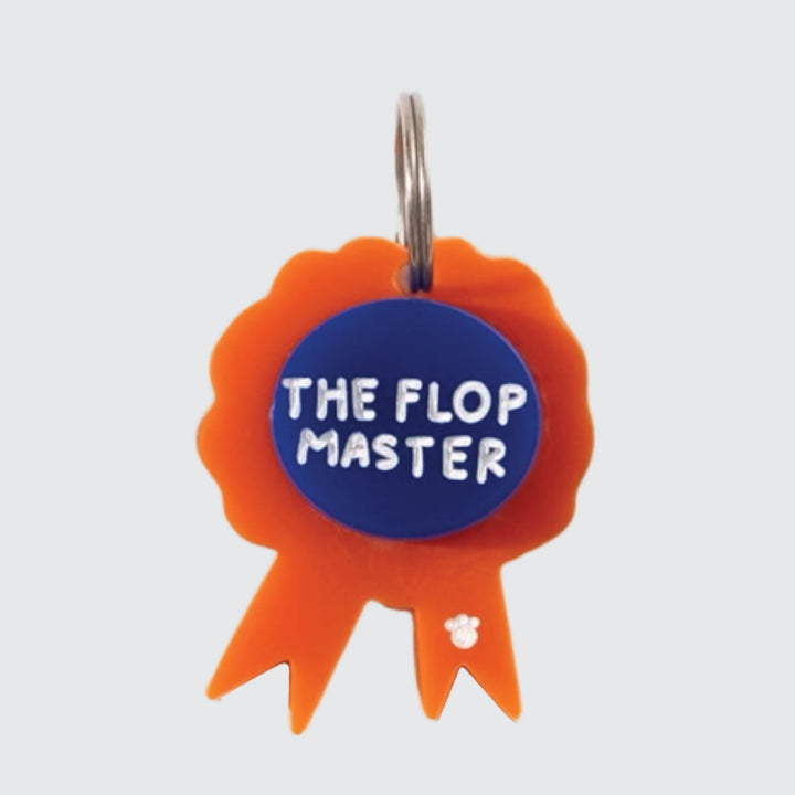 The Flop Master Charm