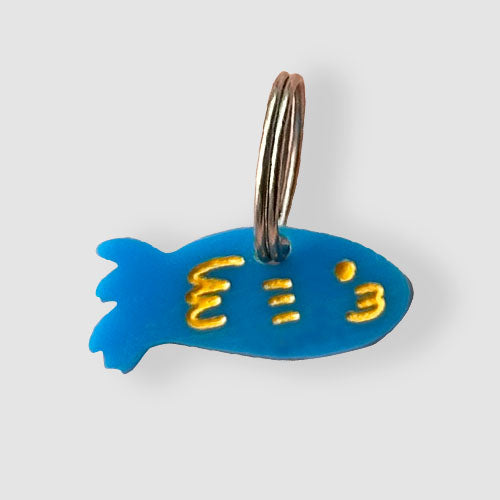 Blue Fish Charm