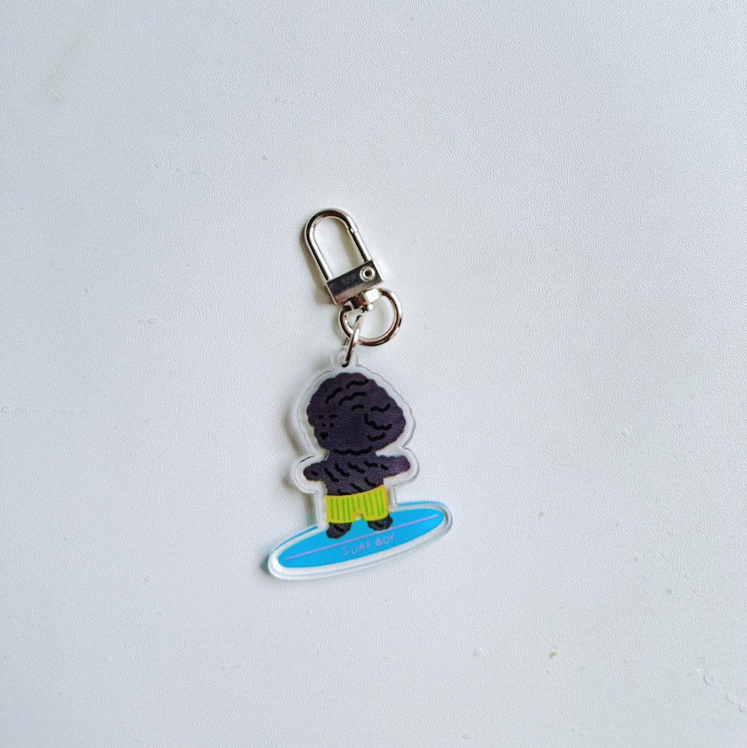 Atlas The Surfer Keychain