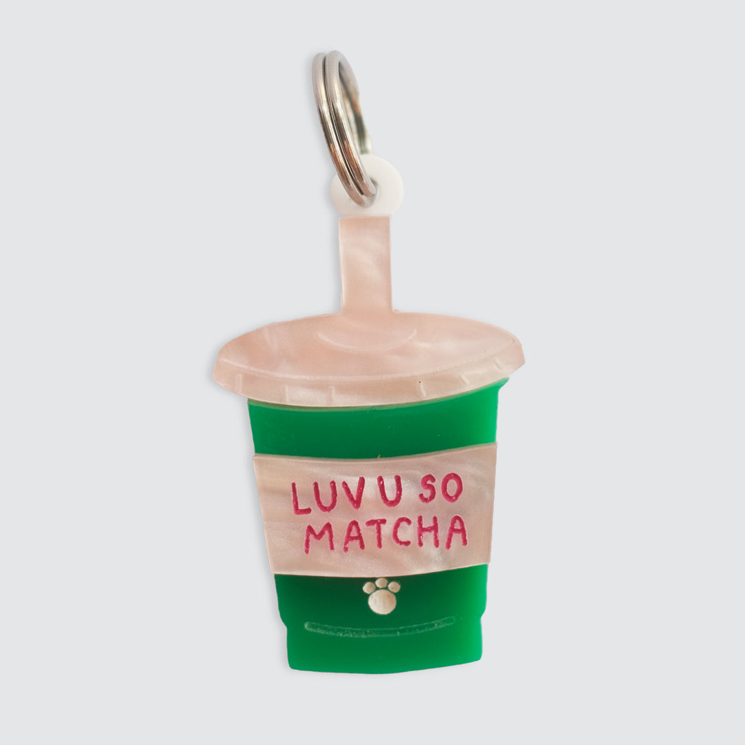 Luv U So Matcha Charm