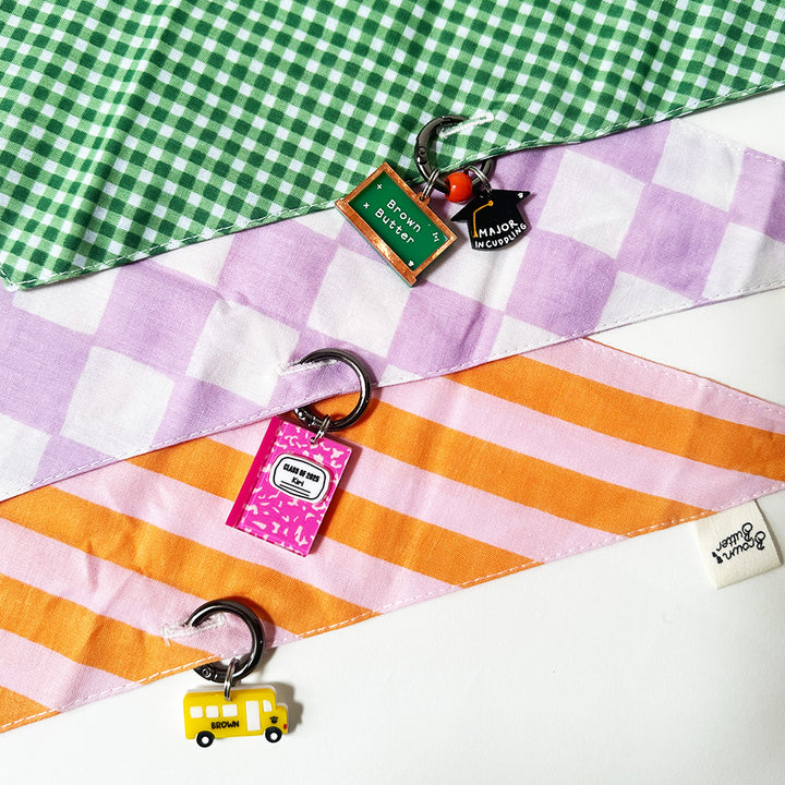 Tangerine Dream (Pink & Orange Stripe Bandana)