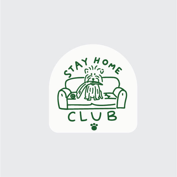 Stay Home Club Charm