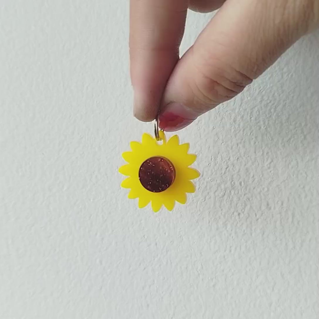 Sunflower Charm (July Birthflower)