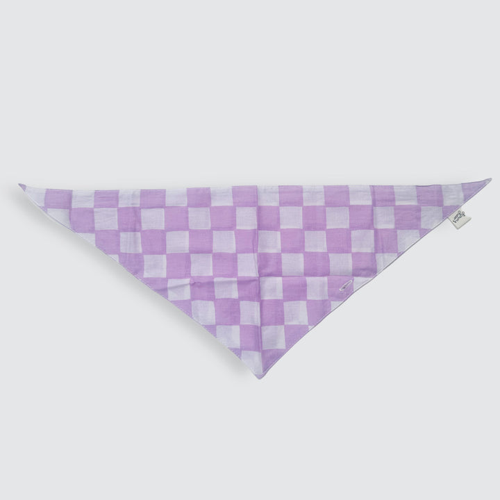 Check Me Out (Purple Gingham Bandana)