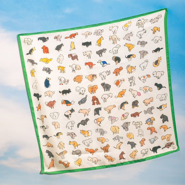 [PREORDER] Caught in the Act Set (White/Green hem scarf)