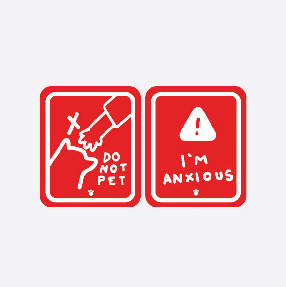 Do Not Pet / I'm Anxious Leash Patch