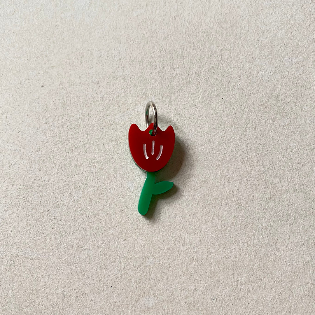 Tulip Flower Charm