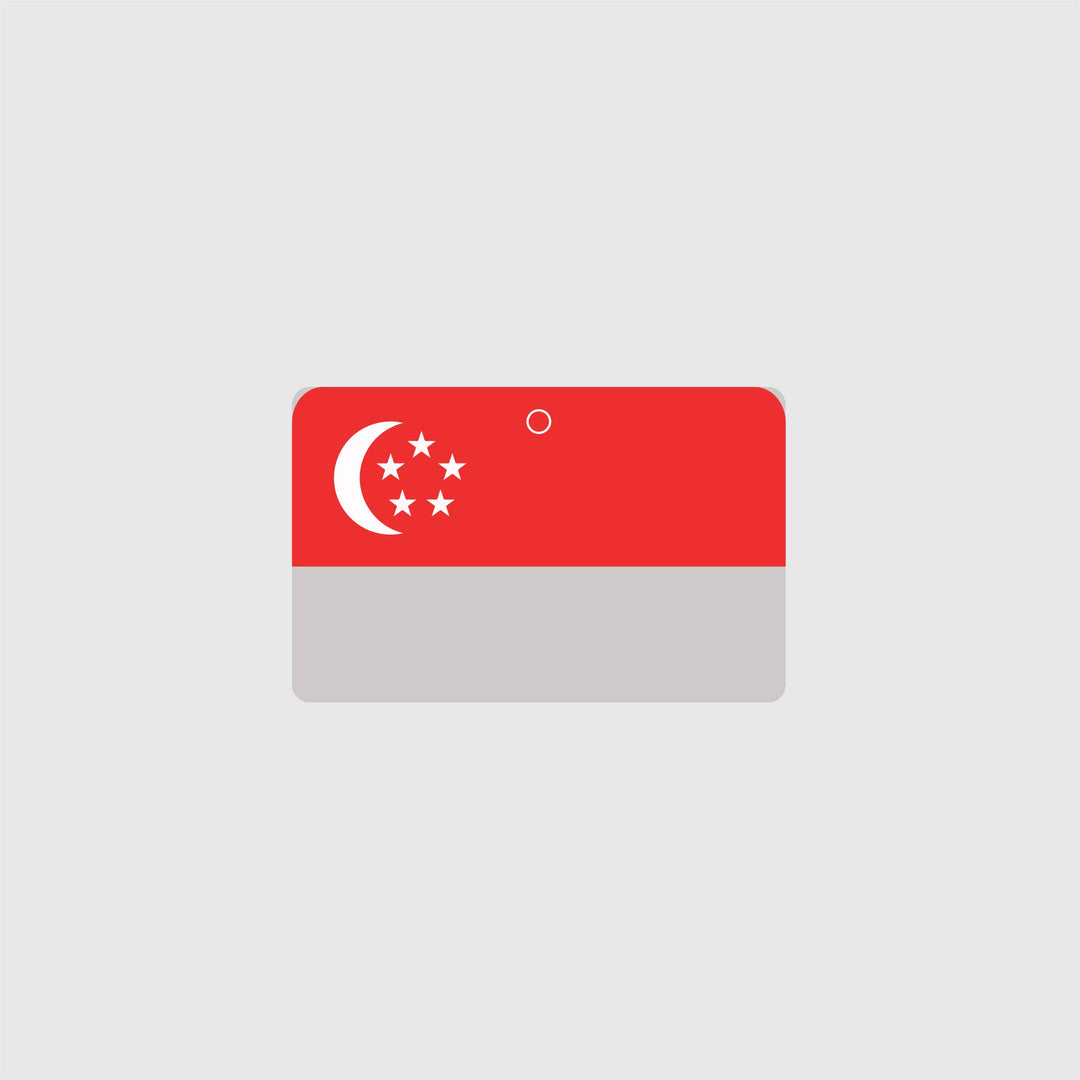 Singapore Flag Charm